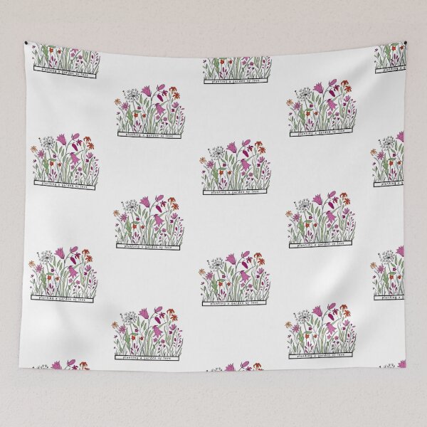 Item preview, Garden of love lesbian flower garden designed and sold by Pink Ribbon.