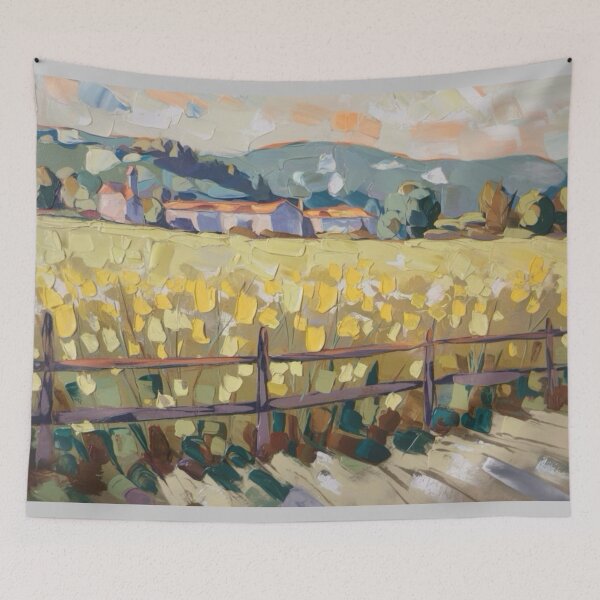 Item preview, Golden Fields of Provence – Vibrant French Countryside Landscape designed and sold by CARRAANN.