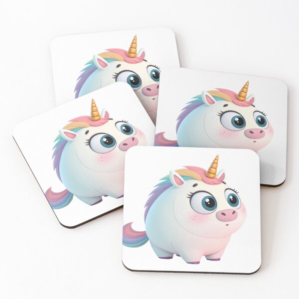 Item preview, cute, cartoon, animal, horse, unicorn, pony, piggy, monster, fat, blank, tiny, little, emotion, pink, face, eyes designed and sold by NAVAL00.