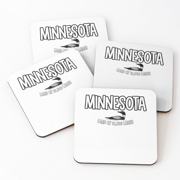 Item preview, Minnesota with Loon #2 designed and sold by FlyFreeBirdie.