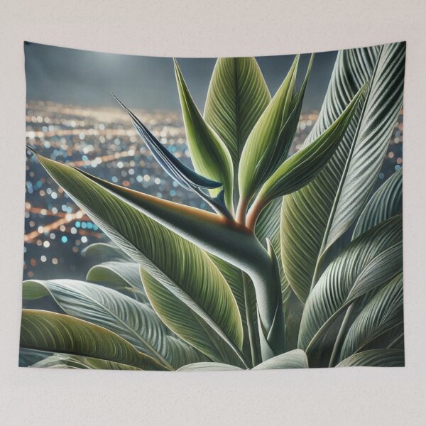 Item preview, Bird of Paradise at Night - Urban Elegance Botanical Art designed and sold by MellowLazy.