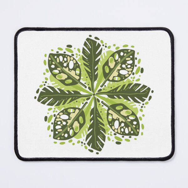 Item preview, Green leaves with variegated leaves designed and sold by jazzydevil.