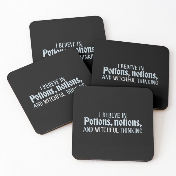 Item preview, I believe in potions, notions and witchful thinking designed and sold by jazzydevil.