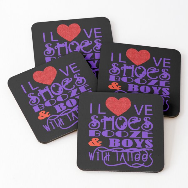 Item preview, Shoes Booze & Boys with Tattoos designed and sold by PRETTYGIRLZTING.