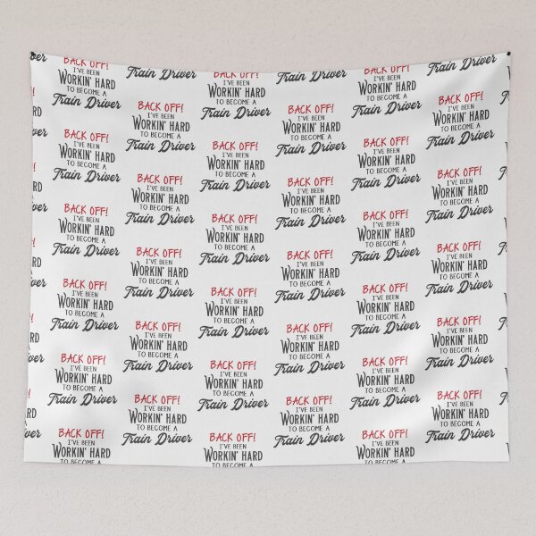 Item preview, Back off! I've been working hard to become a train driver. designed and sold by jazzydevil.