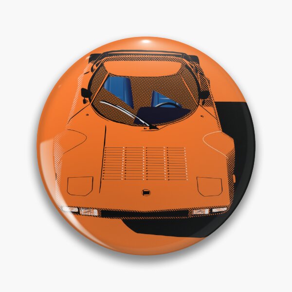 Item preview, Orange Lancia Stratos Pop Art  designed and sold by Colby Martin Art.