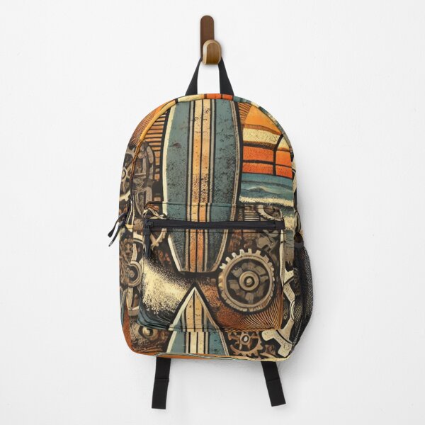 Item preview, Industrial Surf Sunset Gem: Waves of Mechanica designed and sold by MellowLazy.