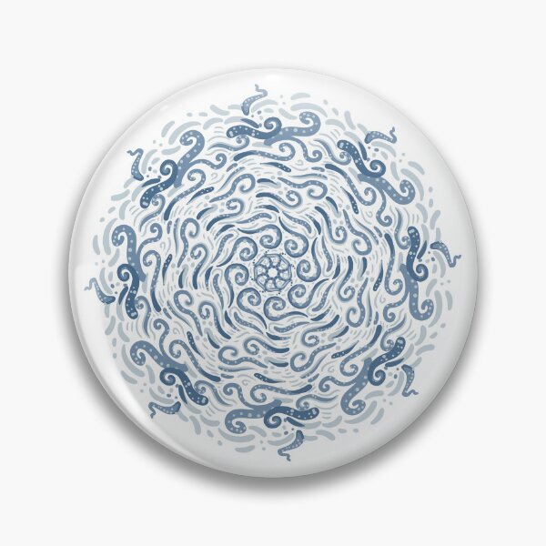 Item preview, The ocean- a  circle of blue tentacles designed and sold by jazzydevil.