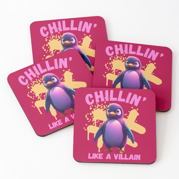 Item preview, Penguin Chillin’ Like a Villain designed and sold by pUNKnown.