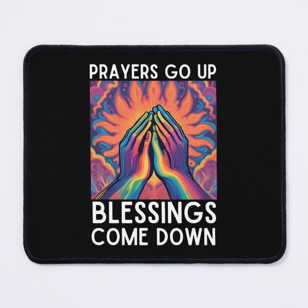 Item preview, Prayers Go Up Blessings Come Down designed and sold by Jesusandu2.