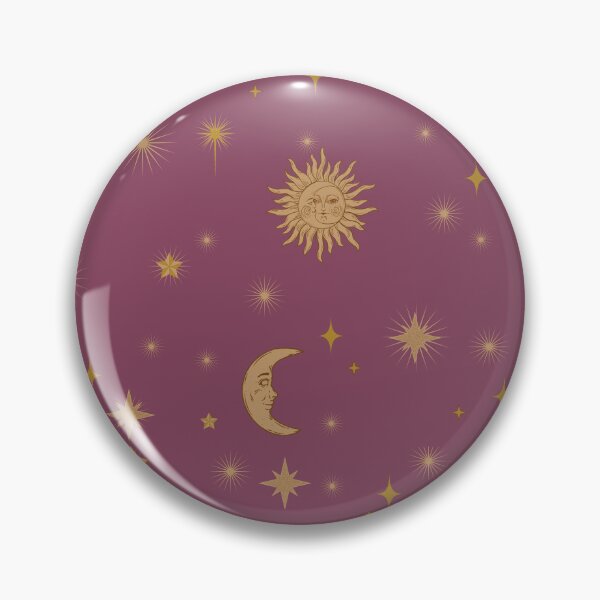 Item preview, 70's Boho Sun Moon Pattern Pink designed and sold by EmLosin.
