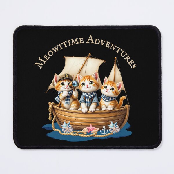 Item preview, Meowitime Adventures designed and sold by Crazy Before Cats.