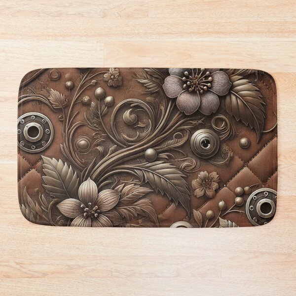 Item preview, Leather & Floral Fusion designed and sold by MellowLazy.