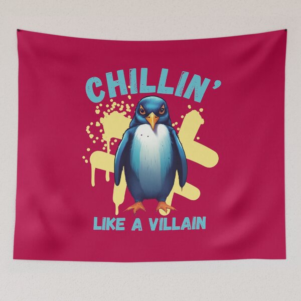 Item preview, Penguin Chillin’ Like a Villain designed and sold by pUNKnown.