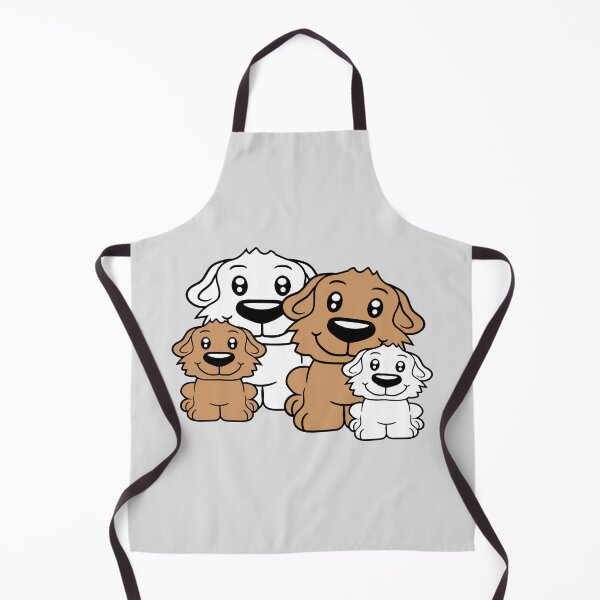 Item preview, 4 Dogs Family Two Children Parents Mother Father Dad Mom Cute designed and sold by shirt-o-mat.