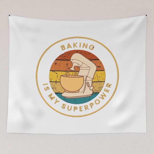Item preview, Baking is my Superpower designed and sold by JLClassics.