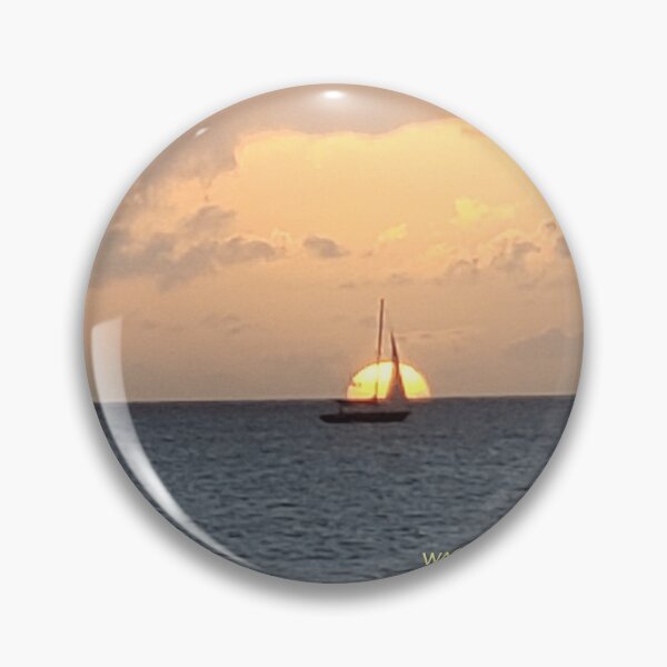 Item preview, Sunset - Sailboat In Bonaire by  Wagonesta  designed and sold by Wagonesta.