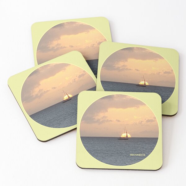 Item preview, Sunset - Sailboat In Bonaire by  Wagonesta  designed and sold by Wagonesta.