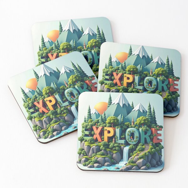Item preview, Explore Adventure Landscape designed and sold by GaricDrawsob.