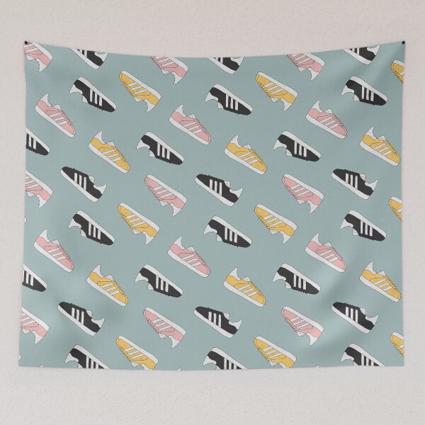 Item preview, Retro Sneakers in Pastel Blue designed and sold by tanyadraws.