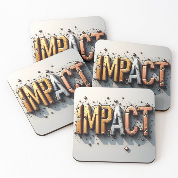Item preview, Impact: Bold and Striking 3D Letters designed and sold by GaricDrawsob.
