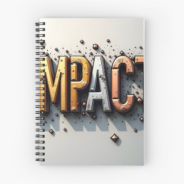 Item preview, Impact: Bold and Striking 3D Letters designed and sold by GaricDrawsob.