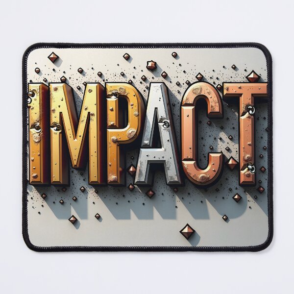 Item preview, Impact: Bold and Striking 3D Letters designed and sold by GaricDrawsob.