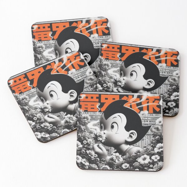 Item preview, Astro Boy Grotesque: Dark Anime in Black and White designed and sold by benja-08.