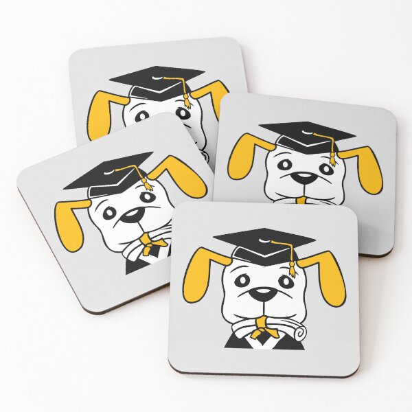 Item preview, Dog School Leaving Certificate High School College Abitur Successful designed and sold by shirt-o-mat.
