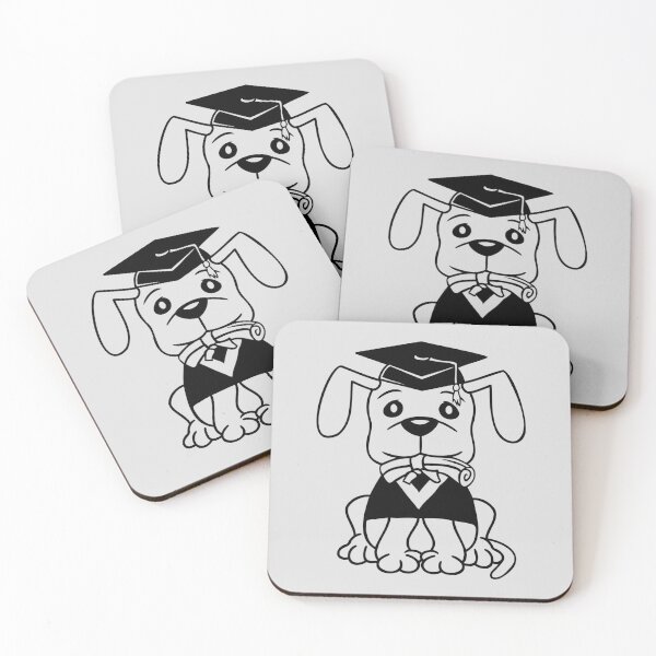 Item preview, Dog School Leaving Certificate High School College Abitur Successful designed and sold by shirt-o-mat.