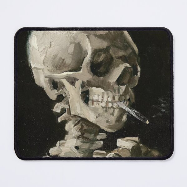 Item preview, Skull of a Skeleton with Burning Cigarette by Vincent Van Gogh designed and sold by JLClassics.