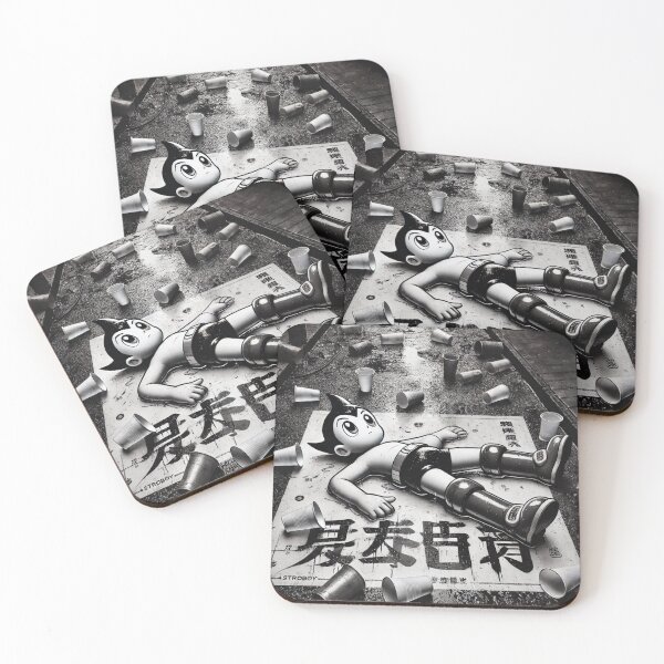 Item preview, Astro Boy Grotesque: Dark Anime in Black and White designed and sold by benja-08.