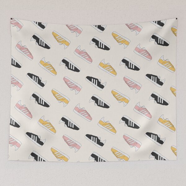 Item preview, Retro Sneakers in Cream designed and sold by tanyadraws.