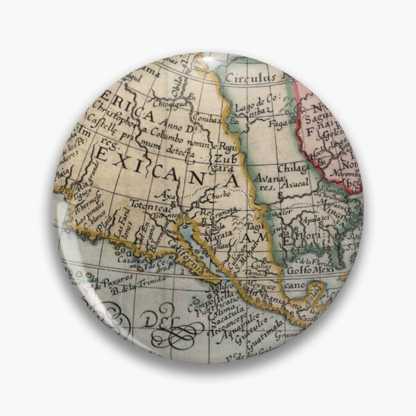 Item preview, Mexican America Map Vintage designed and sold by marccelusshop.