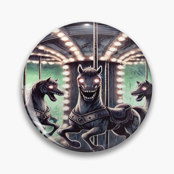 Item preview, Haunted Carousel in Abandoned Park designed and sold by 0Mystica0.