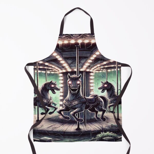 Item preview, Haunted Carousel in Abandoned Park designed and sold by 0Mystica0.