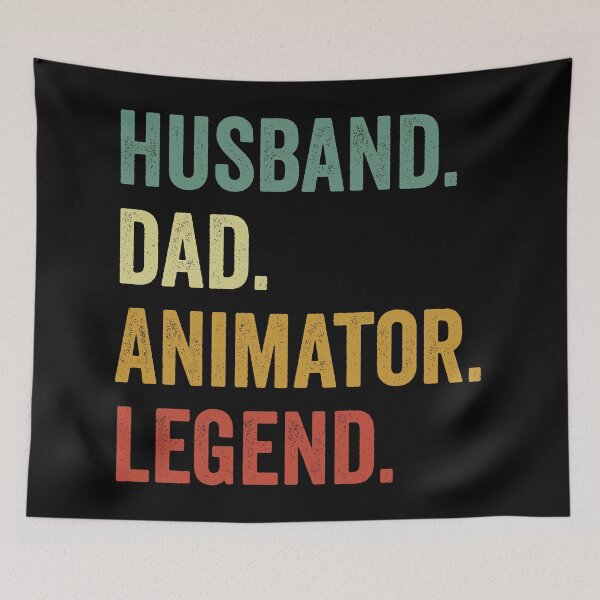 Item preview, Husband Dad Animator Legend Funny Animator designed and sold by RareBunny.