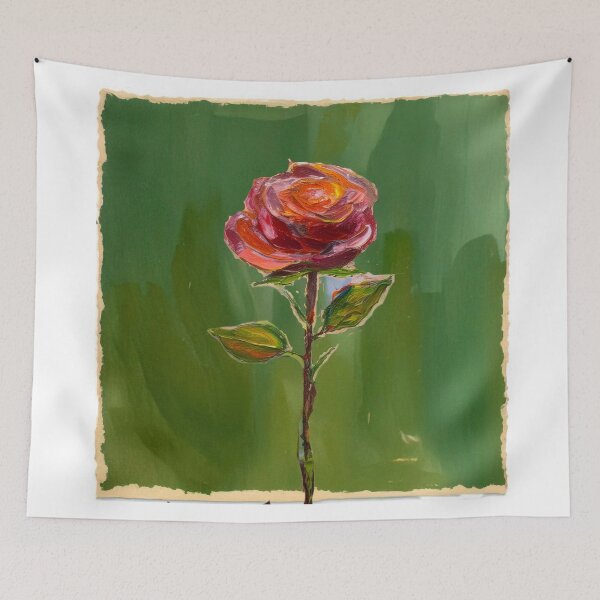 Item preview, vintage painted rose art designed and sold by sarabye.