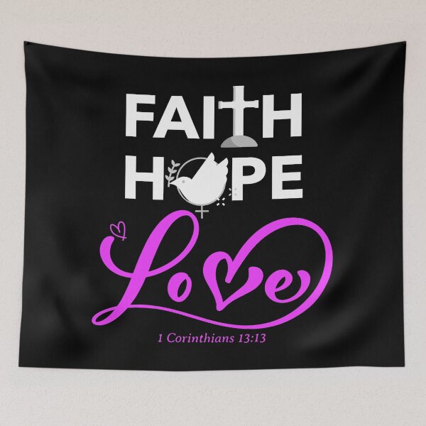Item preview, Faith Hope Love Women designed and sold by HeavenlyHuesStudio.