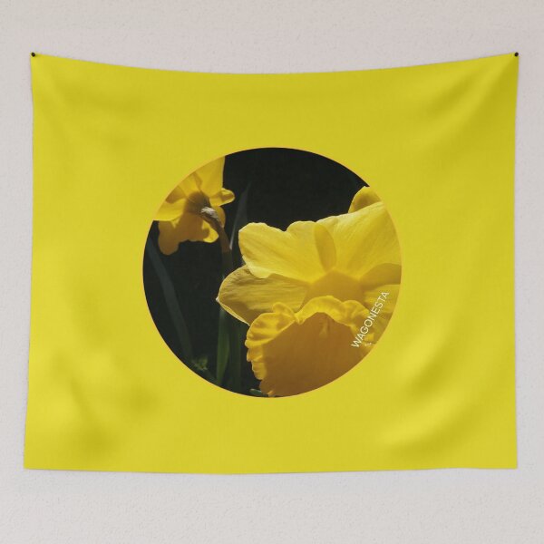Aperçu de l'œuvre Floral - Superbes jonquilles jaunes par Wagonesta créée et vendue par Wagonesta.