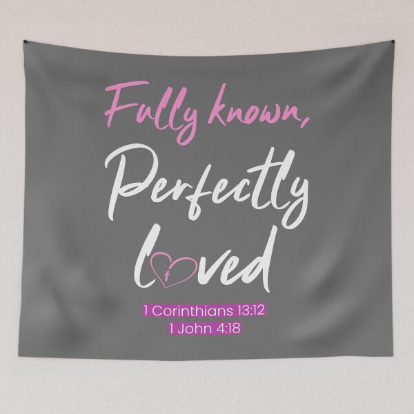 Item preview, Fully Known, Perfectly Loved Faith Women designed and sold by HeavenlyHuesStudio.