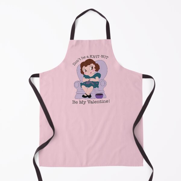 Item preview, Vintage Valentines Knitting GIrl designed and sold by robenster.