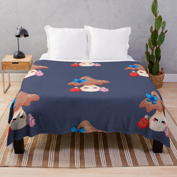 Item preview, Mushroom With Hibiscus Flowers designed and sold by Lunarstreams.