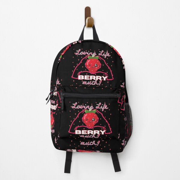 Item preview, Loving Life Strawberry Food Pun designed and sold by Life Is Beautiful.