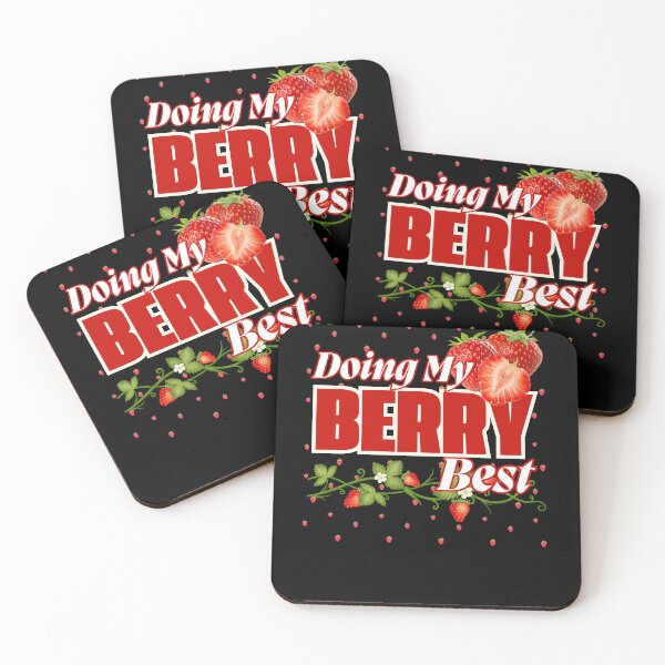 Item preview, Doing My Best Strawberry Food Pun designed and sold by Life Is Beautiful.