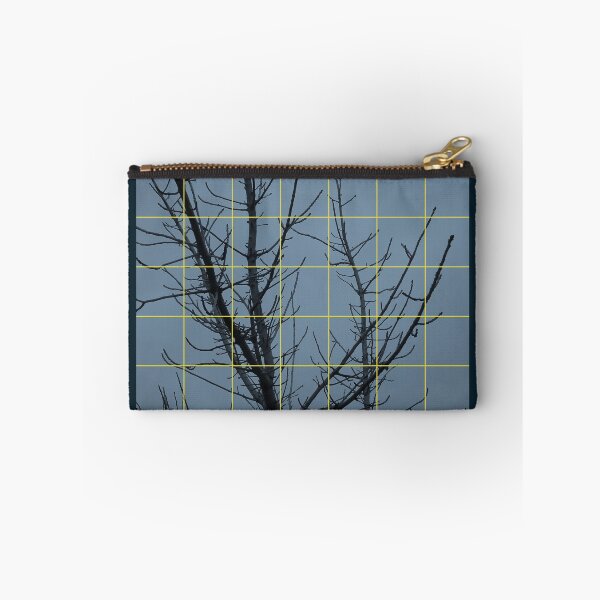 Item preview, Winter Tree with Yellow Grid designed and sold by KeksWorkroom.