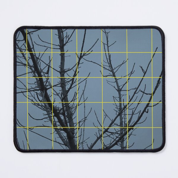 Item preview, Winter Tree with Yellow Grid designed and sold by KeksWorkroom.