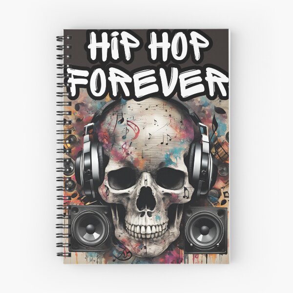 Item preview, Hip Hop Forever, Music Lover Skull designed and sold by FroggyFly Designs.
