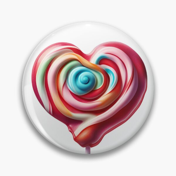 Item preview, Colorful Lollipop - heart shaped  designed and sold by AlinaSCorner.