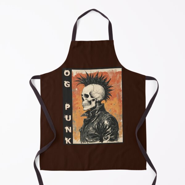 Item preview, OG Punk, old school punk rock, OG punk rock, punk music, skull punk, 80s punk, mohawk skull designed and sold by SavageLegion.